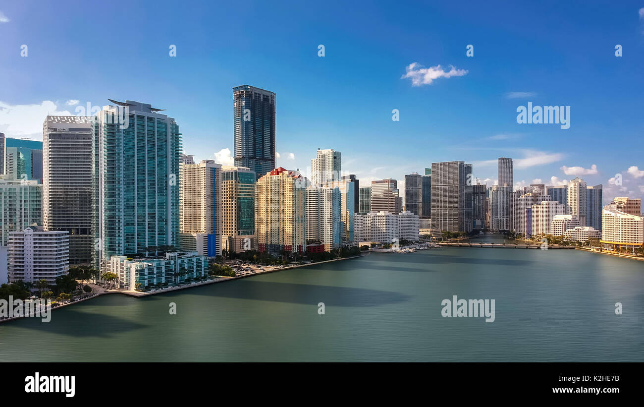 The Magic City, amazing Brickell Skyline. Stock Photo