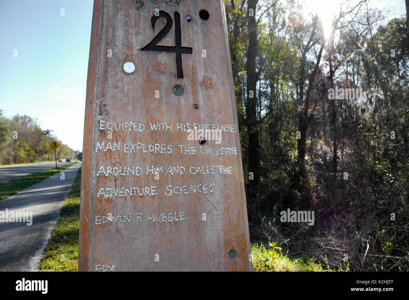 Solar Walk in Gainesville, Florida Stock Photo Alamy