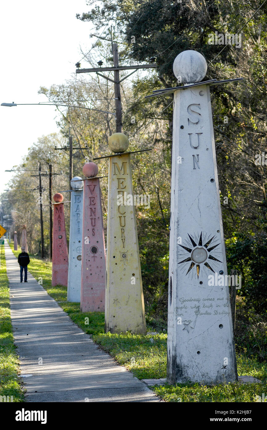 Solar Walk in Gainesville, Florida Stock Photo Alamy