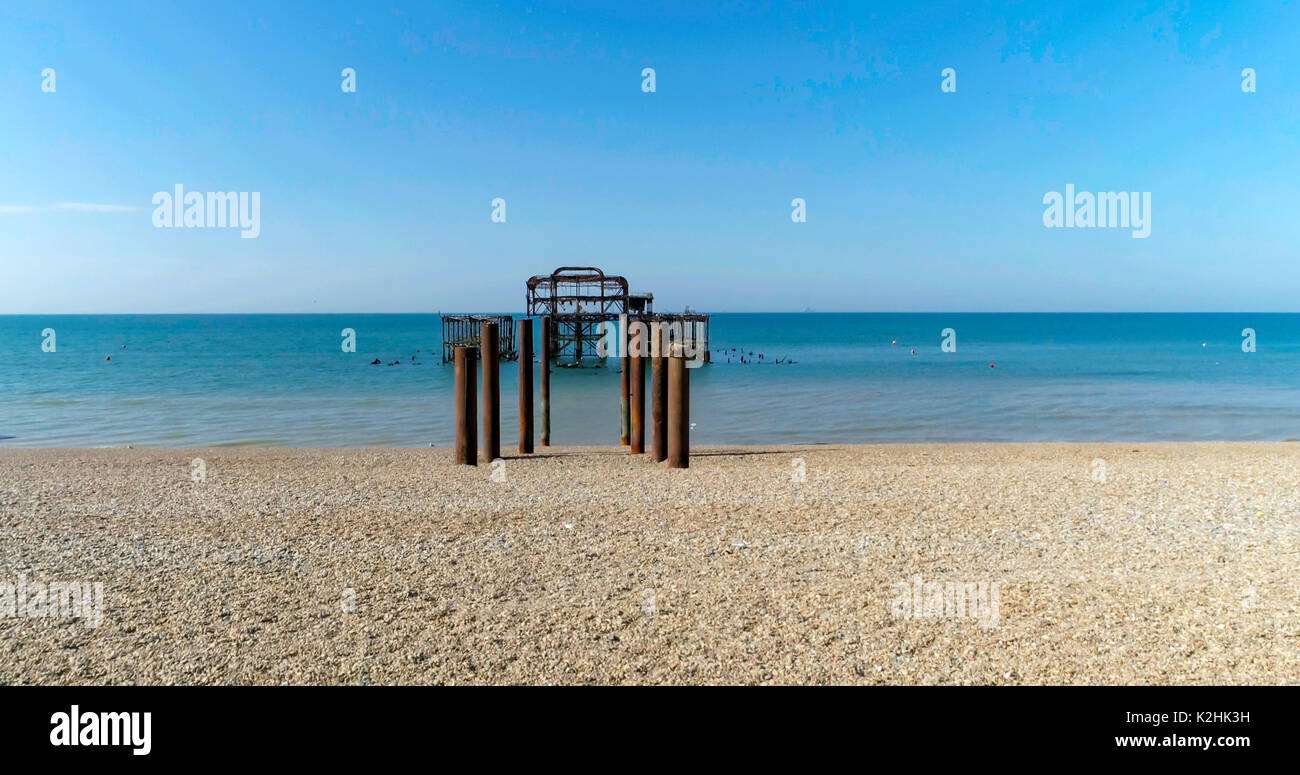 Steel structure brighton west pier hi-res stock photography and images ...