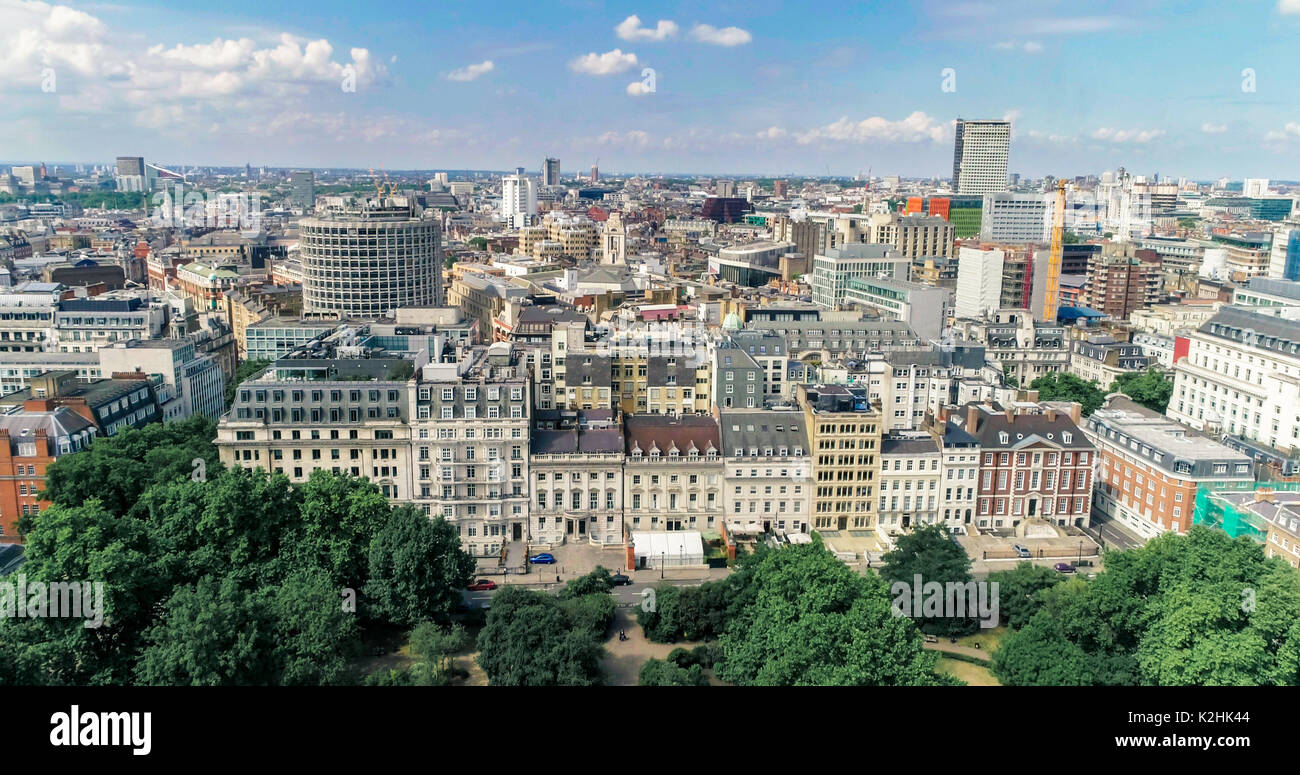 Aerial view of central london hi-res stock photography and images - Alamy