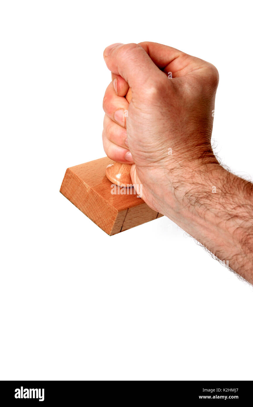 hand stamping isolated Stock Photo Alamy