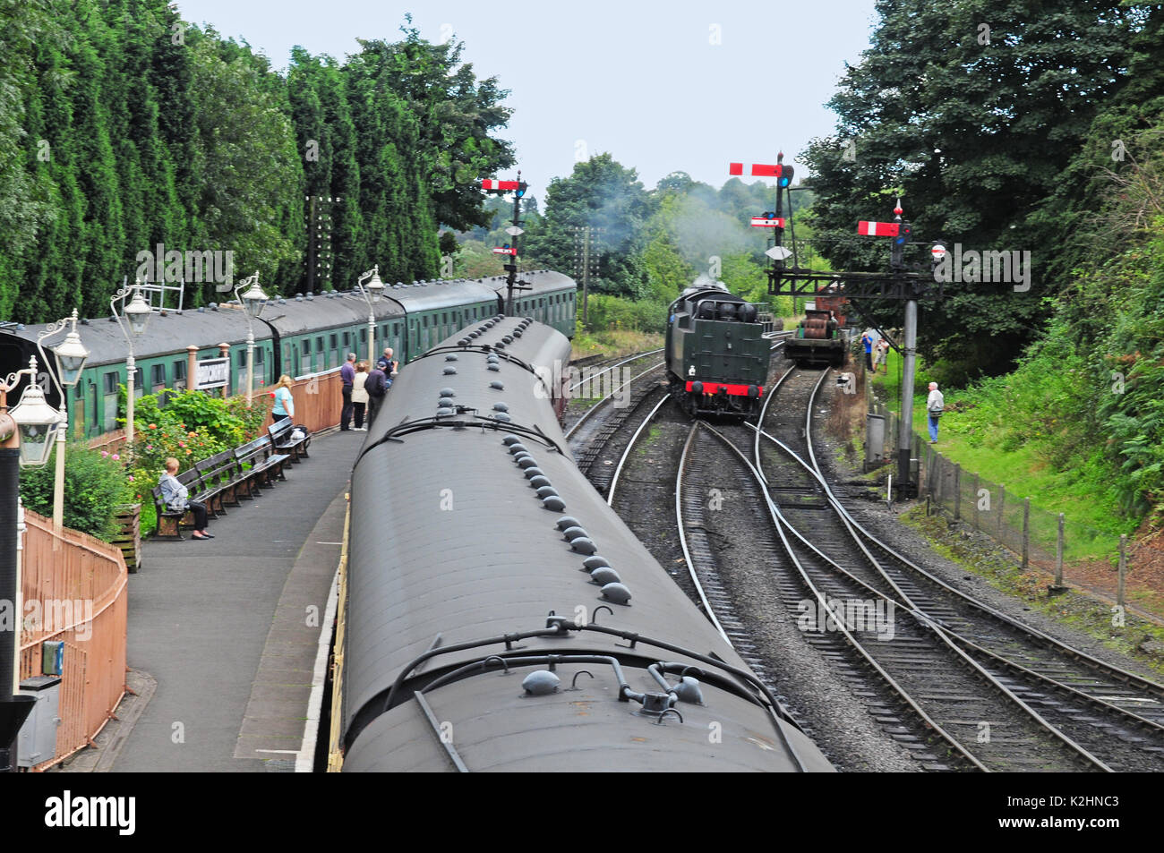 Severn Valley Railway at Bridgenorth Stock Photo - Alamy