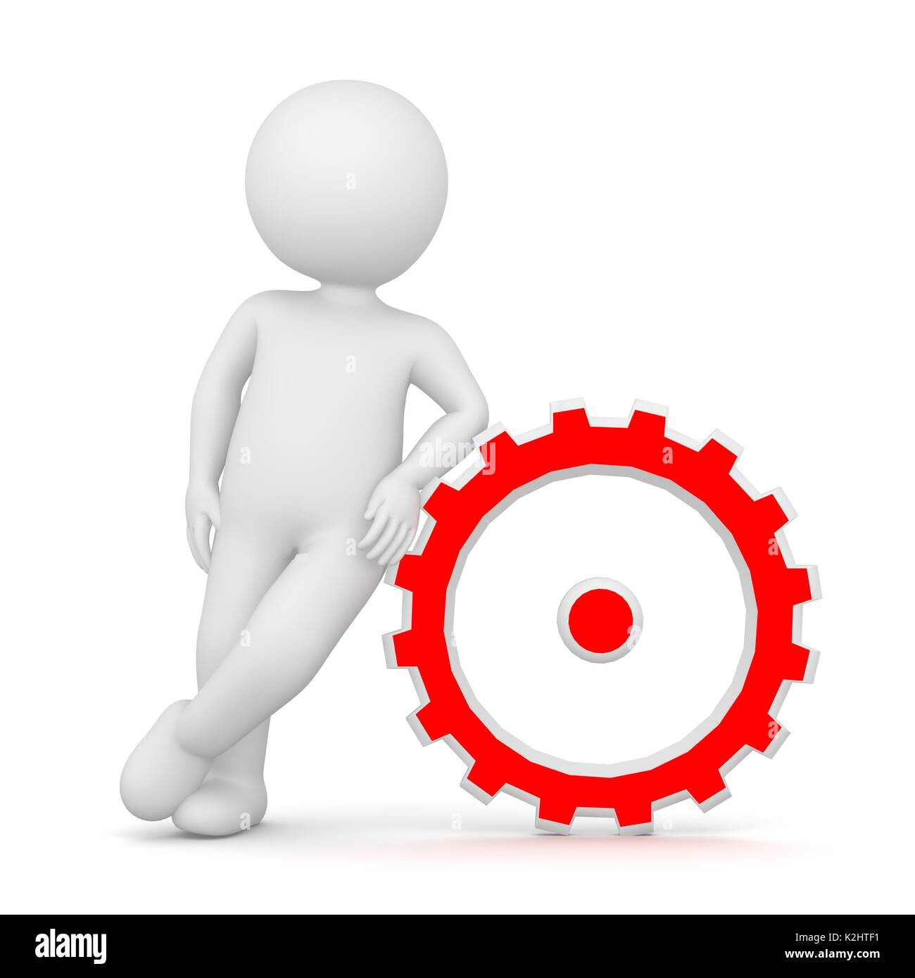 Mechanic leaning on machine hi-res stock photography and images - Alamy