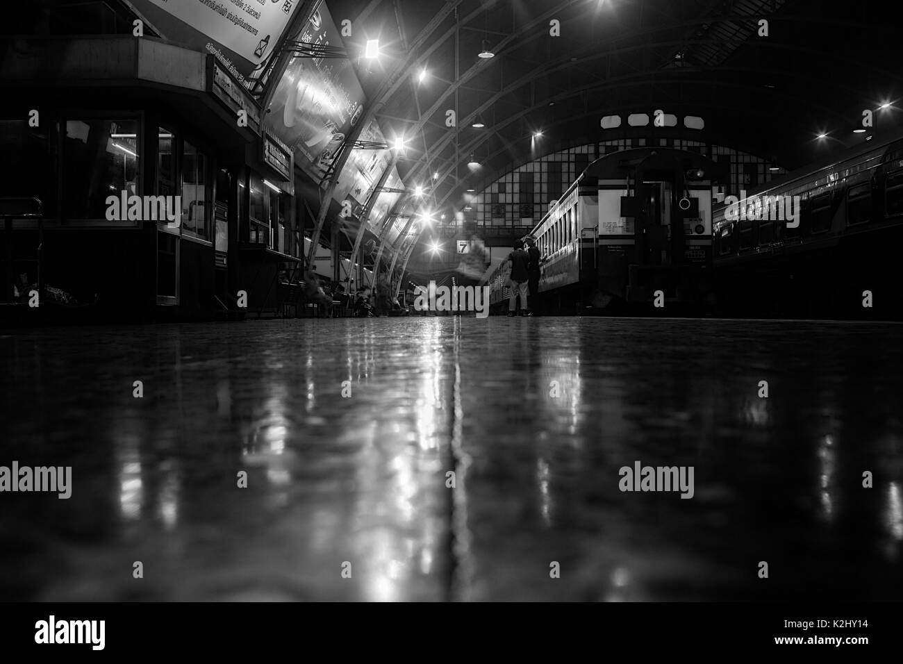 Hua Lamphong The Train Station In Bangkok Thailand Stock Photo Alamy