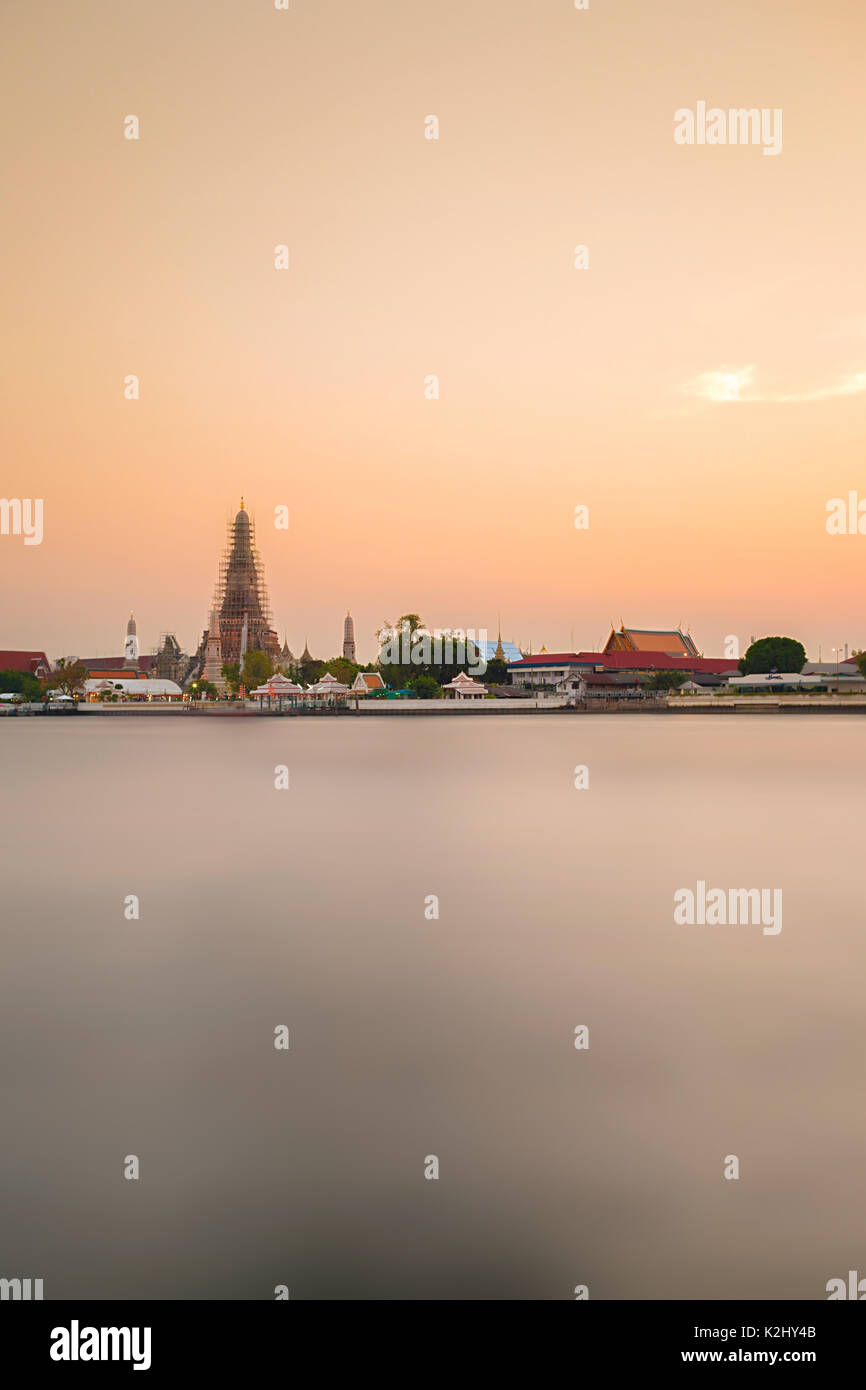 Landscape of Chao Phraya River in Bangkok, Thailand Stock Photo - Alamy