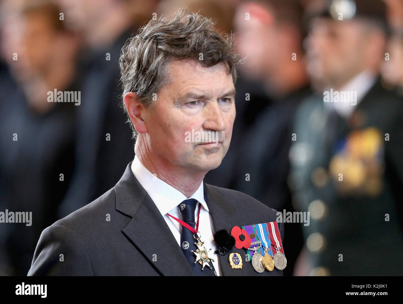 Official commemorations marking the 100th anniversary of the Battle of Passchendaele  Featuring: Vice Admiral Sir Timothy Laurence Where: Ypres, Belgium When: 30 Jul 2017 Credit: Chris Jackson/Pool/Getty Images/WENN Stock Photo