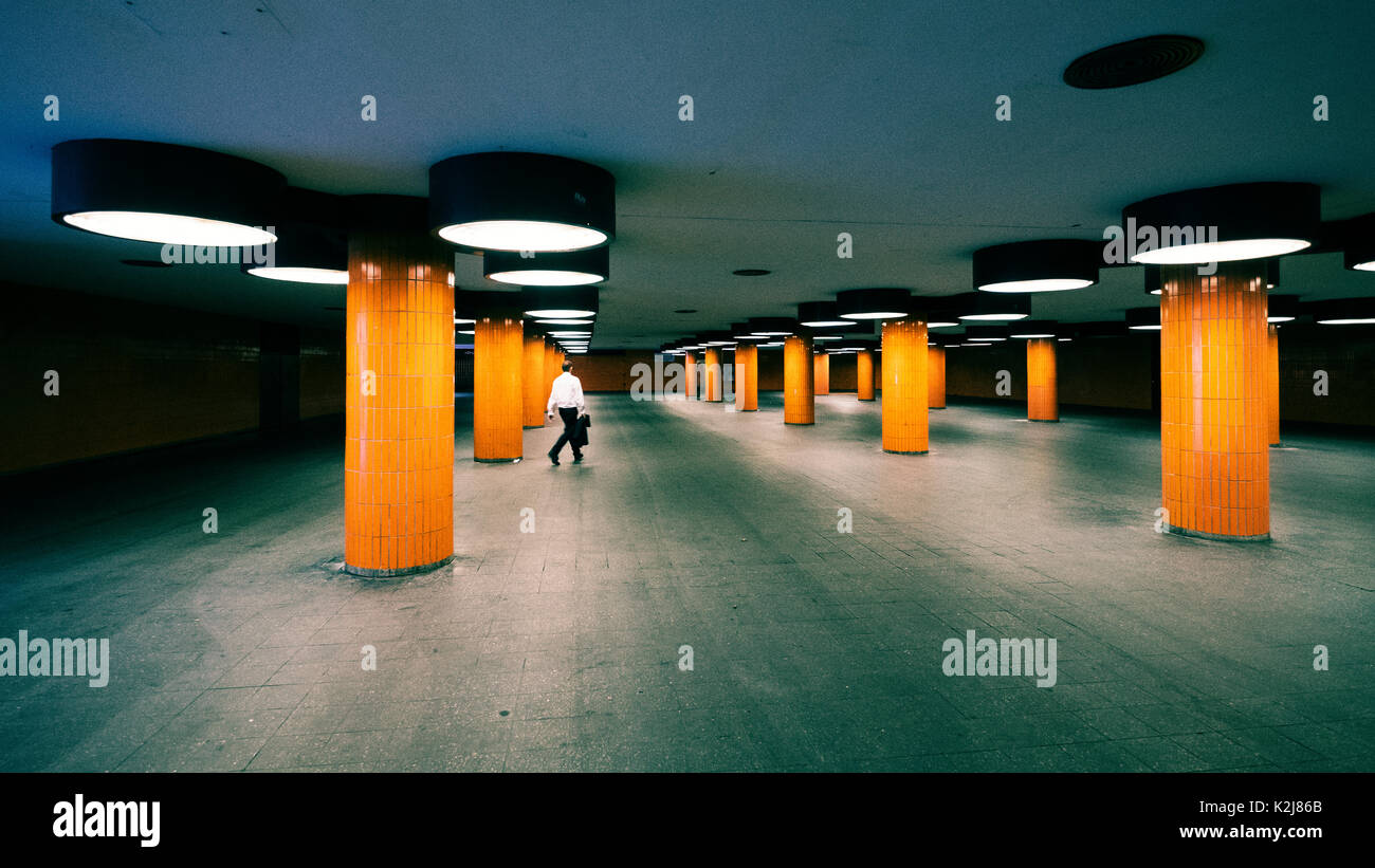 Messedamm underpass a popular location for making movies in Berlin Germany Stock Photo