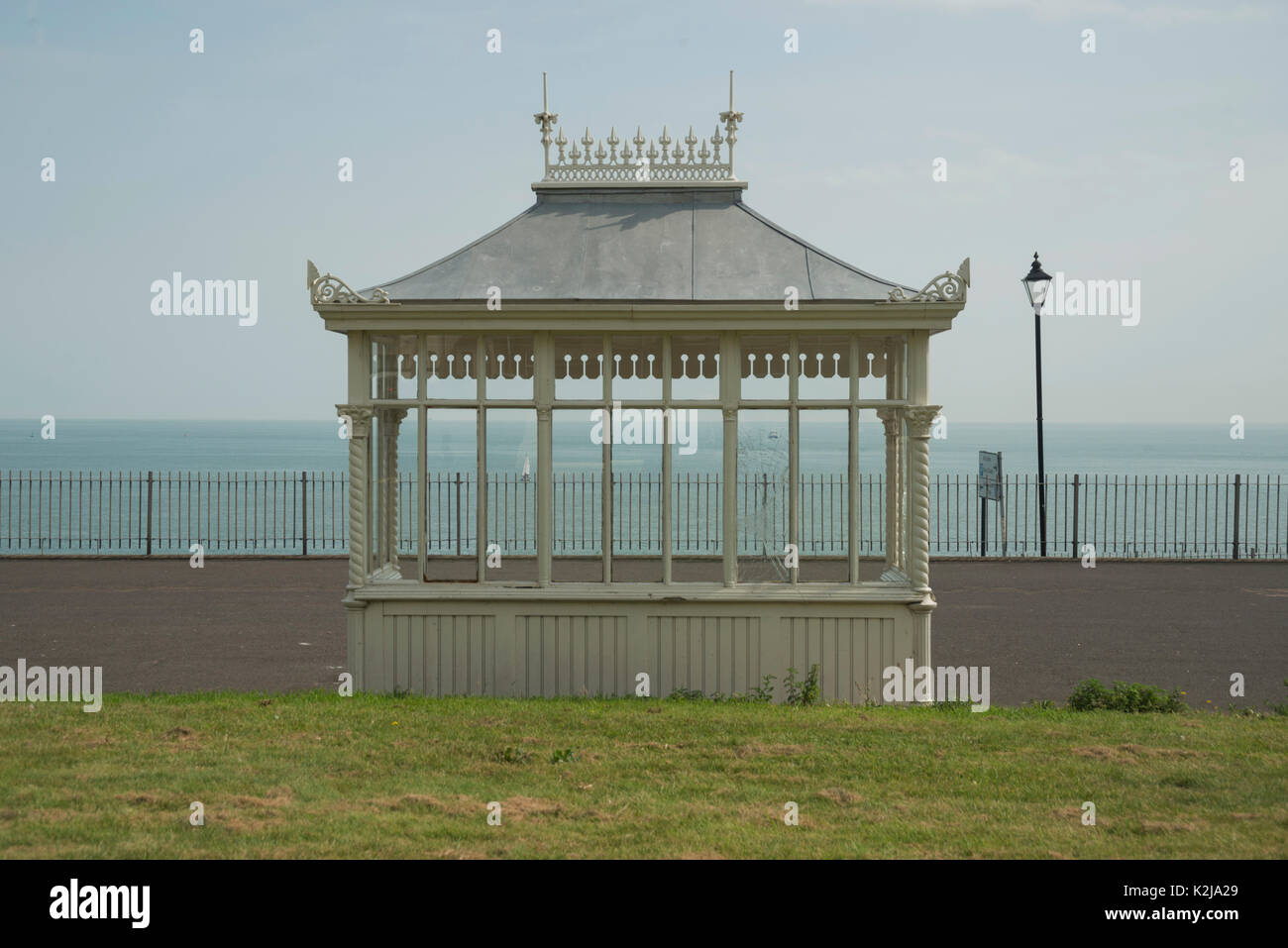 Shelter on Ramsgate seafront Stock Photo