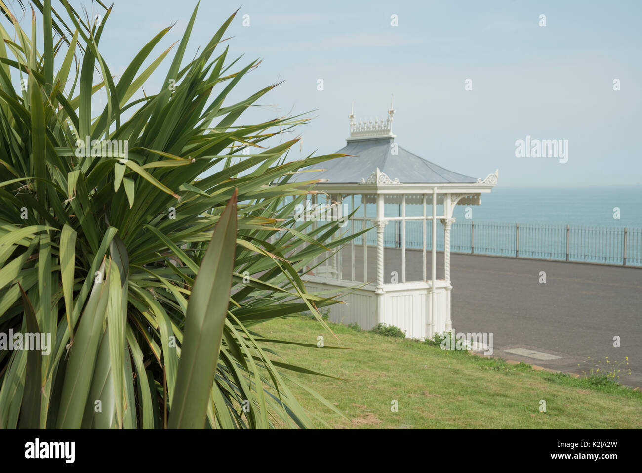 Shelter on Ramsgate seafront Stock Photo