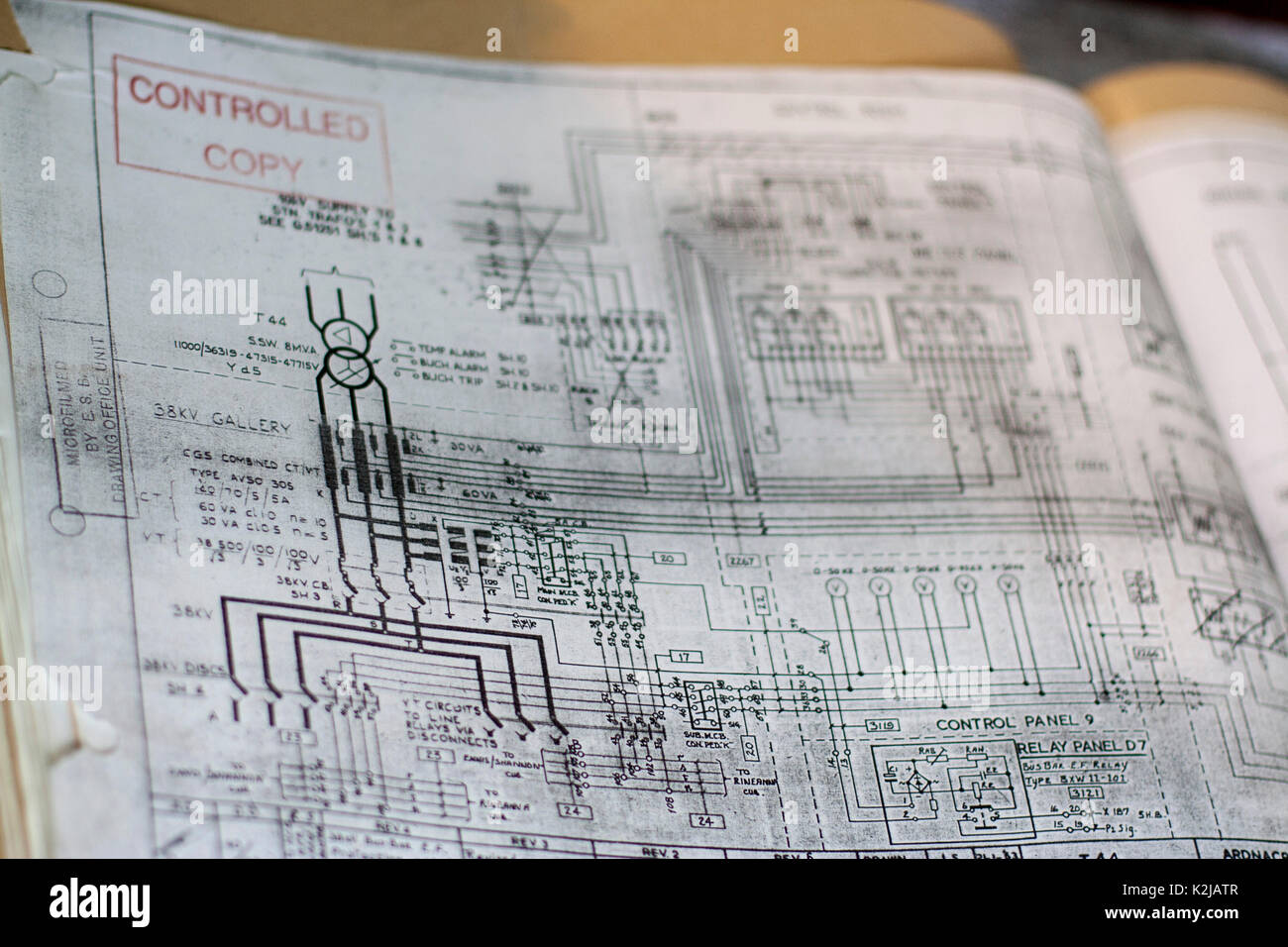 Electricity Power Plant Control Room Log Book Plans