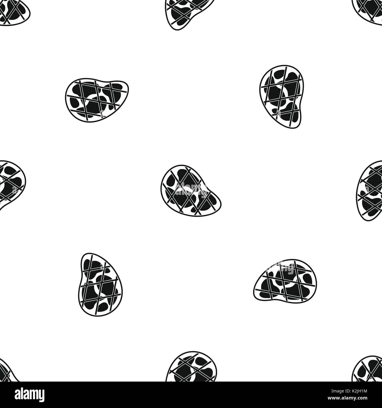 Steak pattern seamless black Stock Vector Image & Art - Alamy