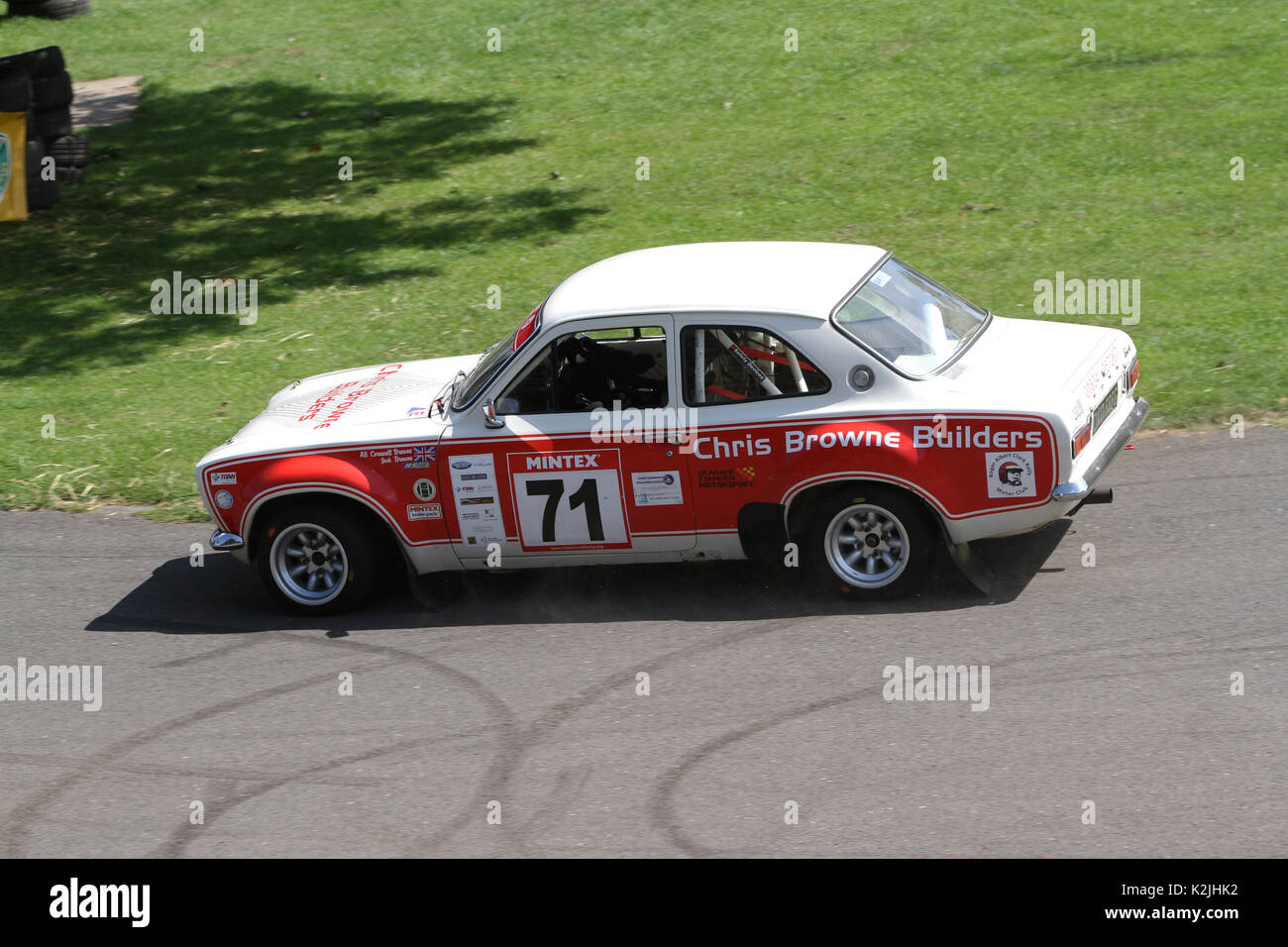 1968 Ford Escort RS 1600 Mk1 competing in the time trials at Motorsport at the Palace in South London England 27 08 2017 Stock Photo