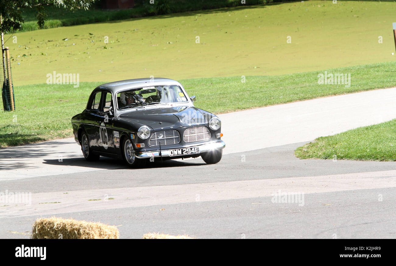 1967 Volvo Amazon competing in the time trials at Motorsport at the Palace in South London England 27 08 2017 Stock Photo