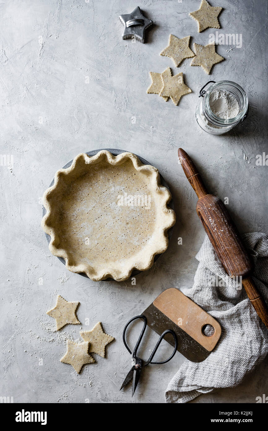 A pastry pie base Stock Photo Alamy