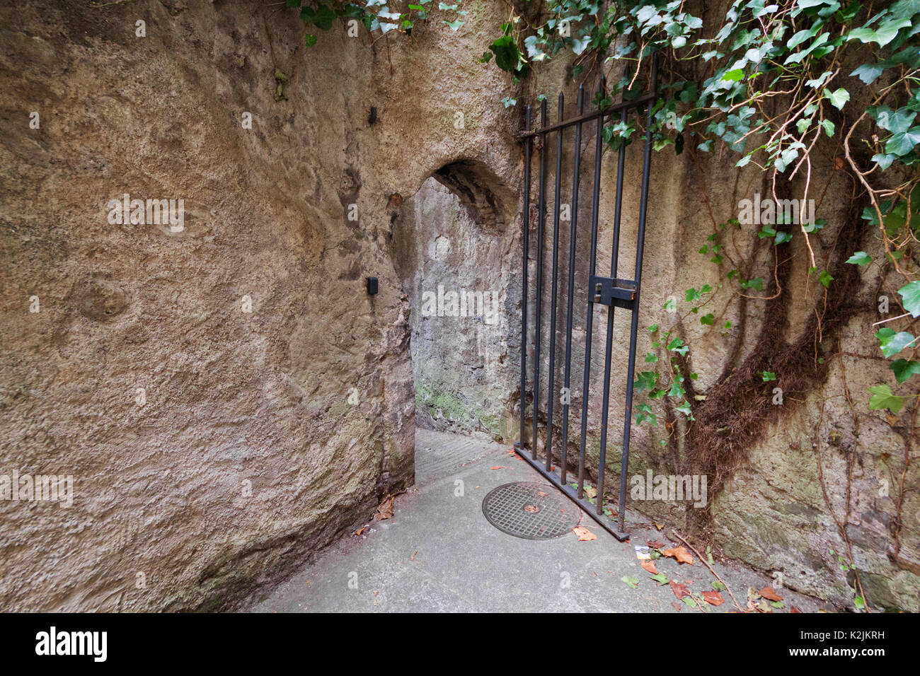 Old Geneva - The Monetier - an historical and secret passage in Geneva's old town Stock Photo