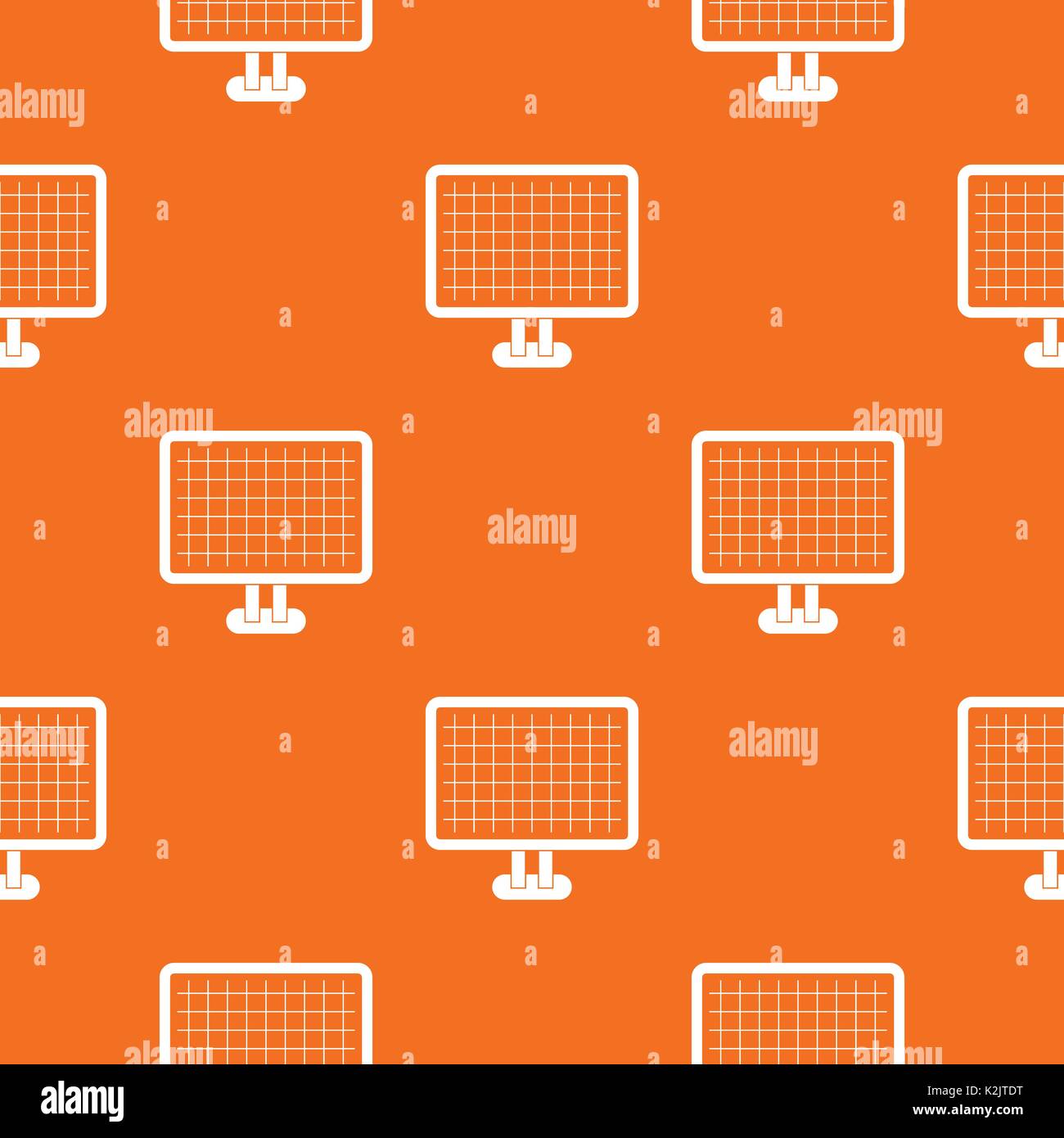 Computer monitor pattern seamless Stock Vector