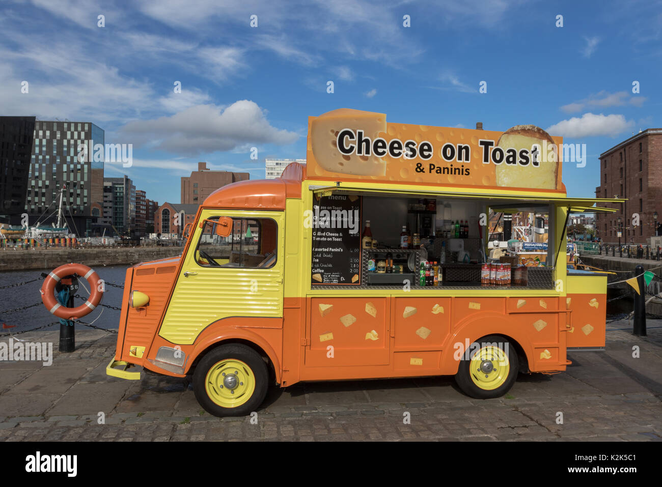 Street food van hi-res stock photography and images - Alamy