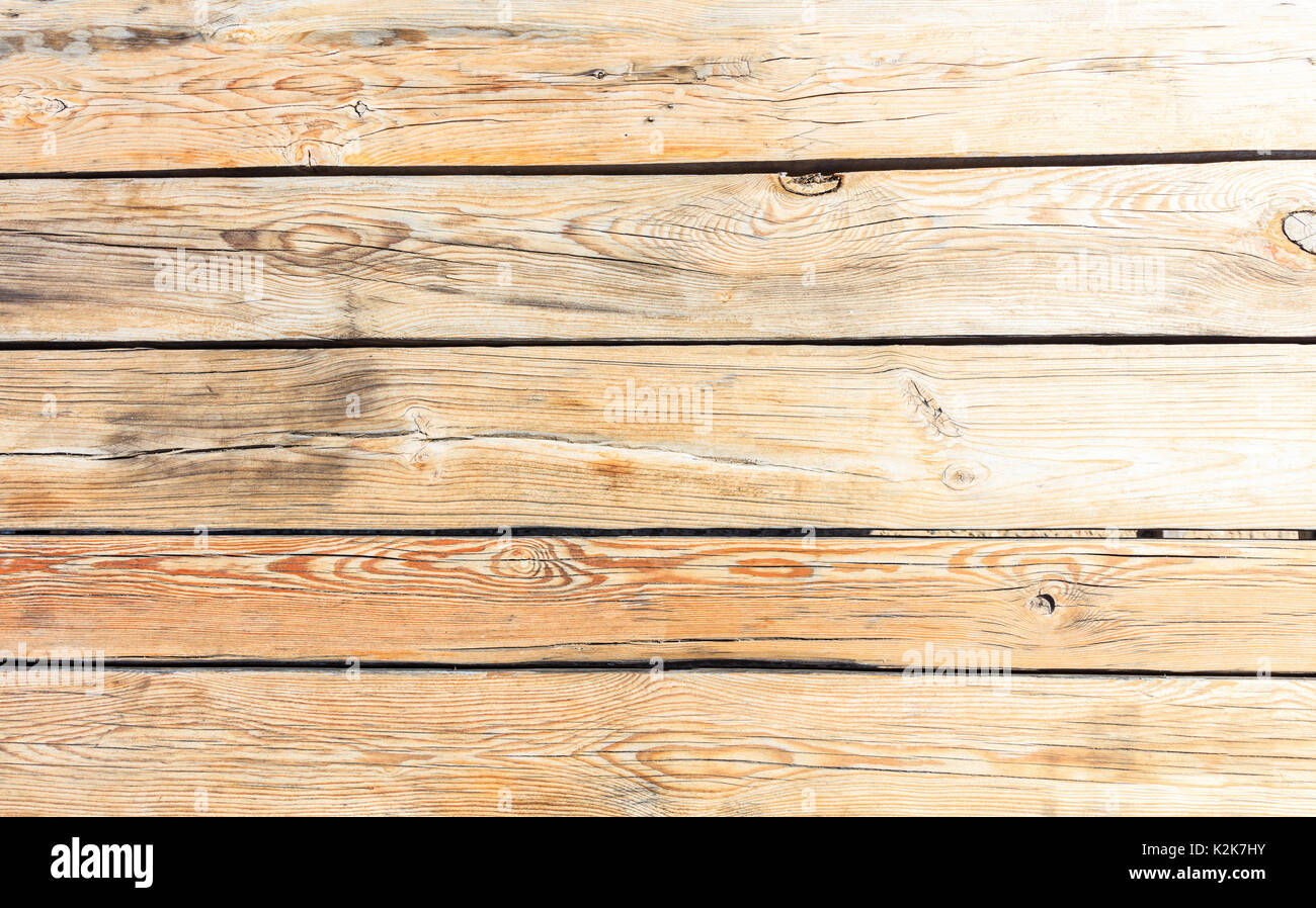 Old wooden planks, wooden texture and background Stock Photo