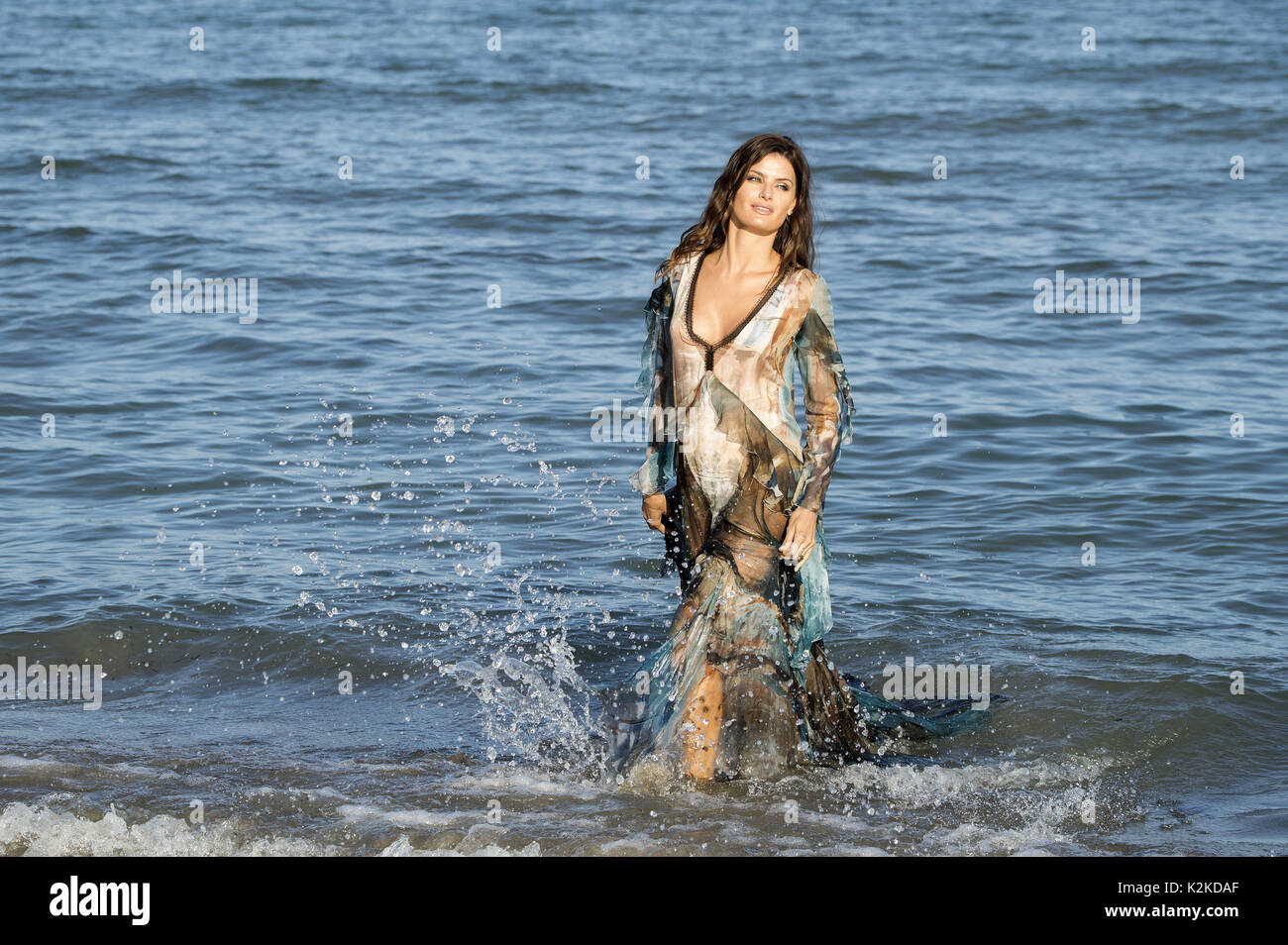 Isabeli Fontana during a photocall ahead of the 74th Venice Film Festival 2017 on August 29, 2017 in Venice, Italy. | usage worldwide Stock Photo