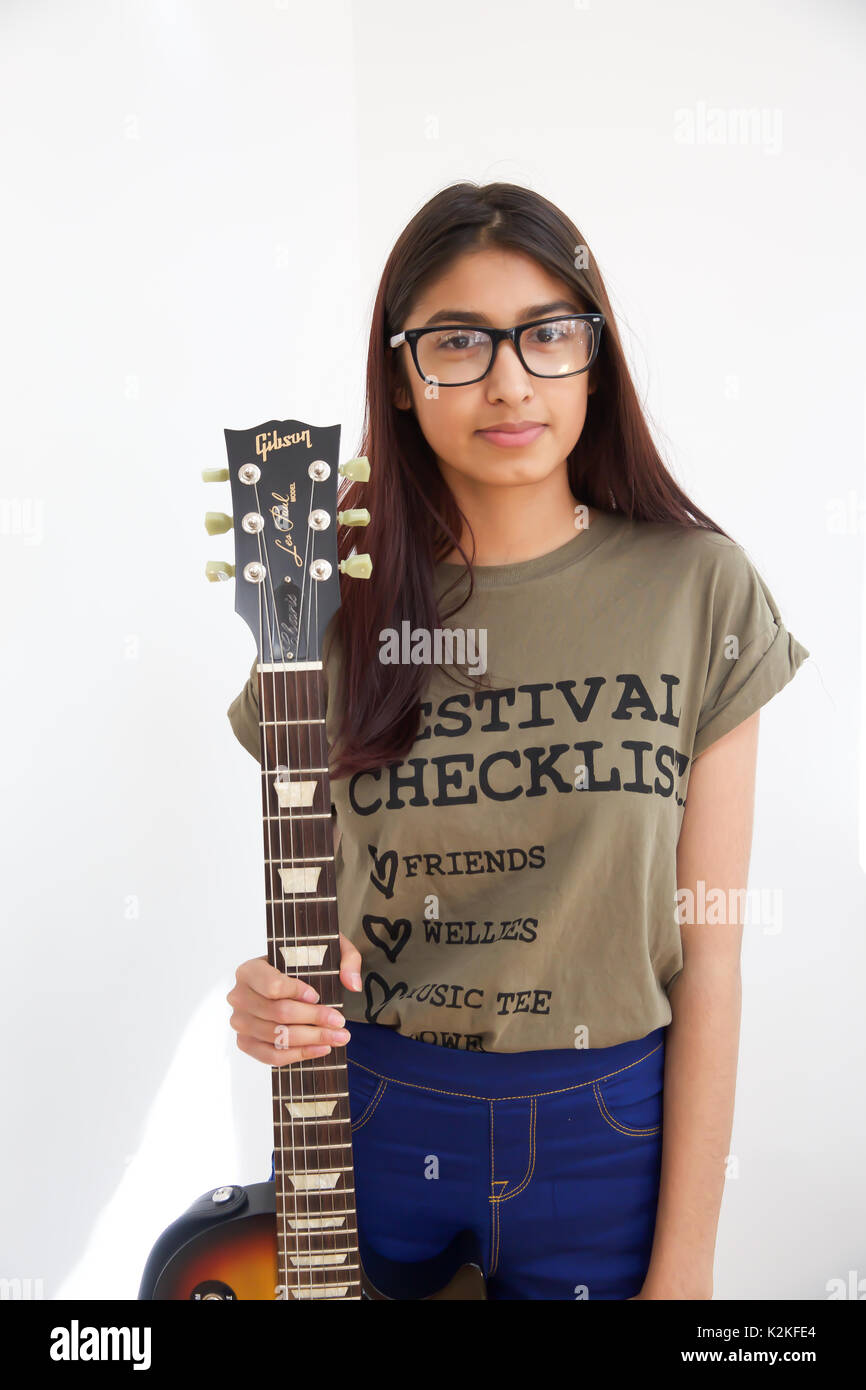London,UK,31st August 2017,Charis Bechan,joined London’s top young buskers who took part in a boot camp with music industry experts at the Umbrella Rooms music studios in the heart of the West End before going head-to-head at the Gigs Grand Final at Westfield this Sunday. Twelve competitors have made it through to the Grand Final, where they will battle it out for the title of Gigs Champion 2017 and a range of top prizes including a London Underground busking licence, studio time and busking equipment and a busking trip to Paris©Keith Larby/Alamy Live News Stock Photo