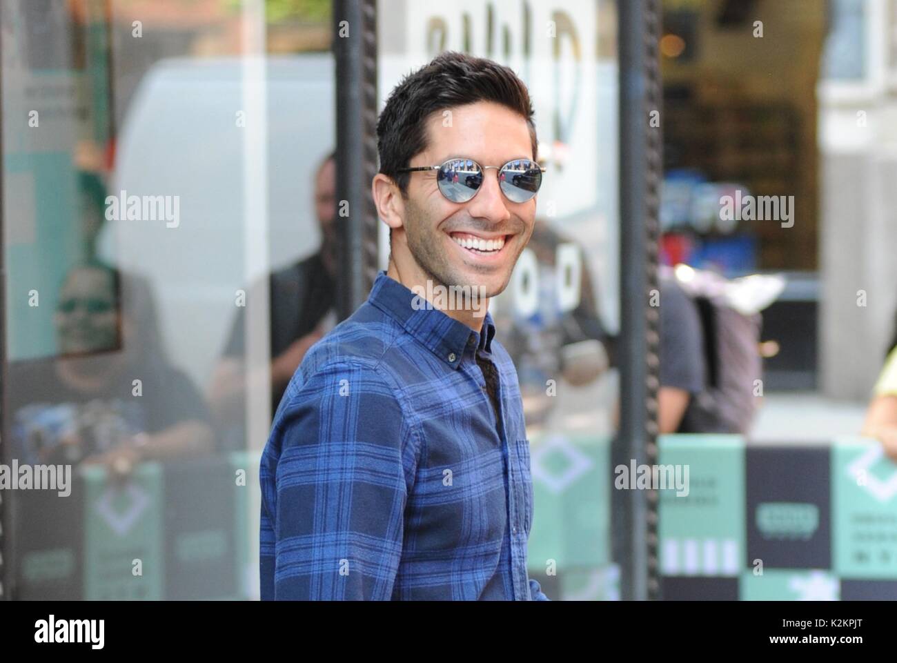 New York, NY, USA. 31st Aug, 2017. Nev Schulman, at AOL Build NYC out and about for Celebrity Candids - THU, New York, NY August 31, 2017. Credit: Kristin Callahan/Everett Collection/Alamy Live News Stock Photo
