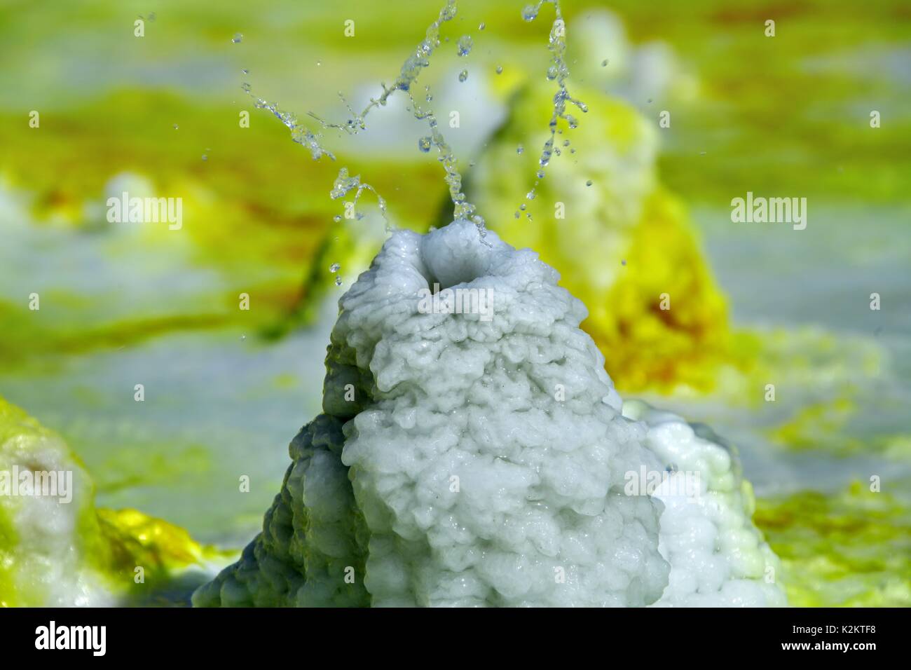 Dallol volcano Danakil depression Ethiopia Stock Photo - Alamy