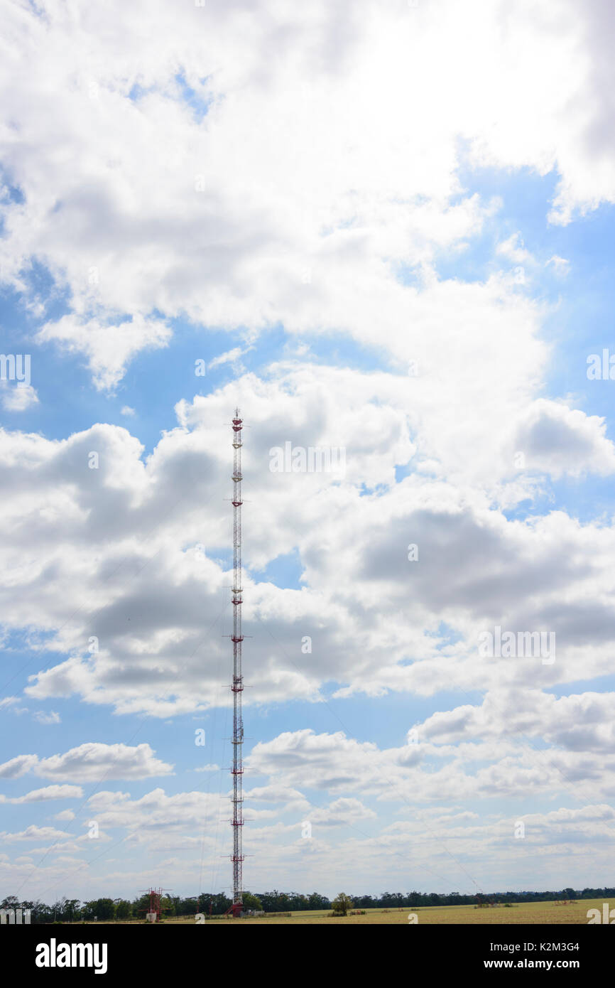 tower of the meteorological service SHMU, Jaslovske Bohunice, Slovakia Stock Photo