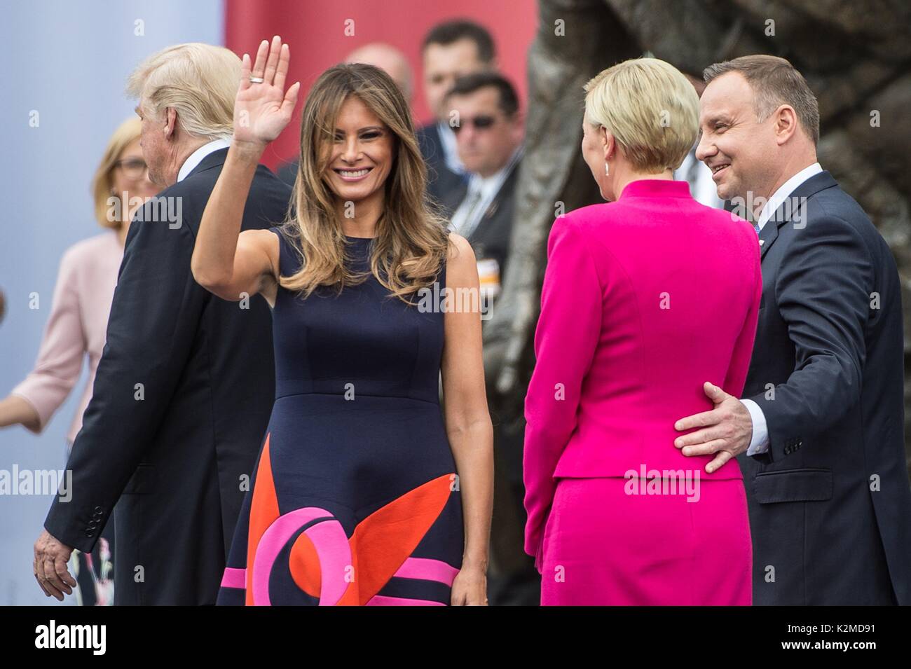 Agata duda melania trump hi-res stock photography and images - Alamy