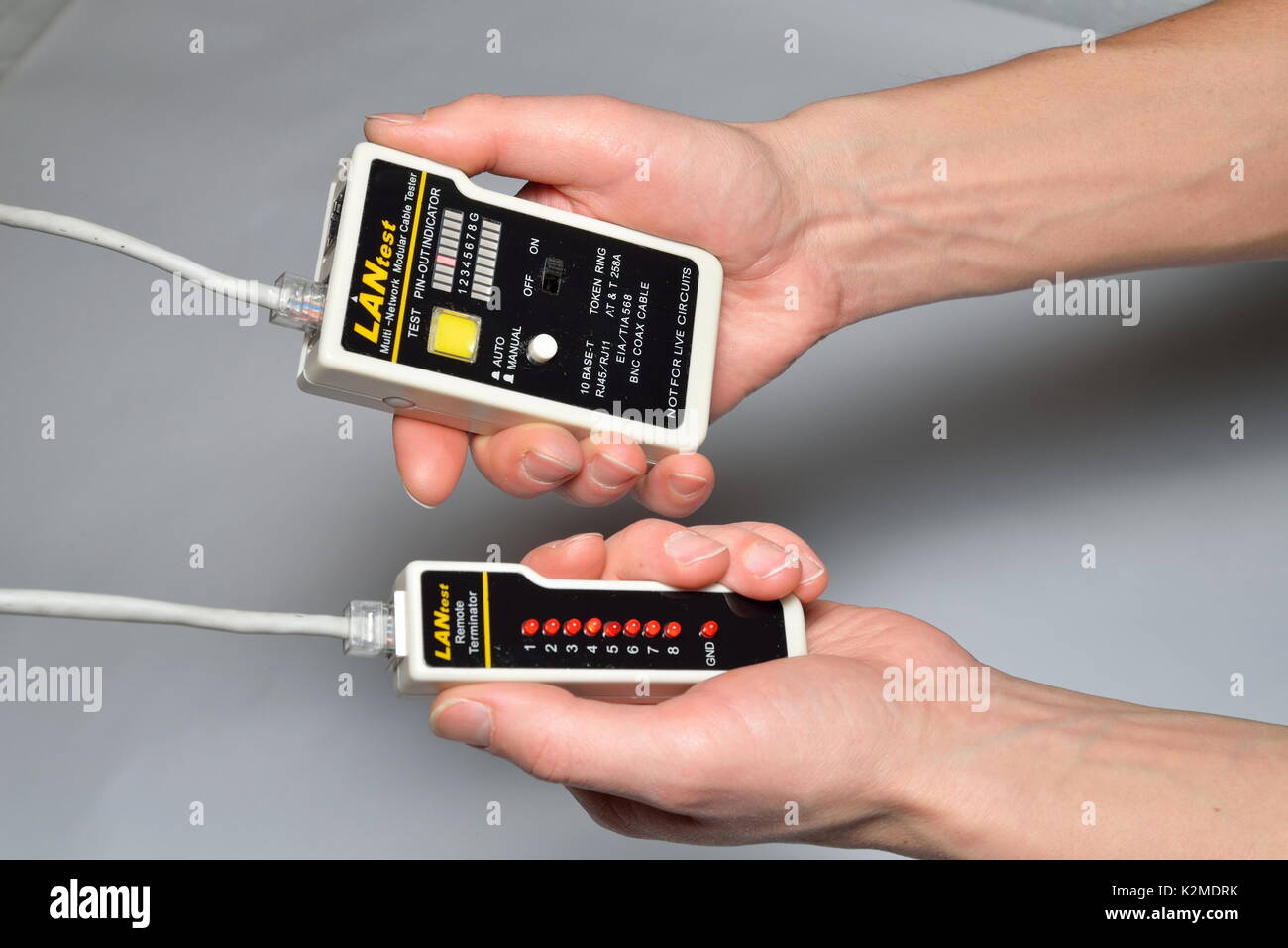 Lan tester hi-res stock photography and images - Alamy