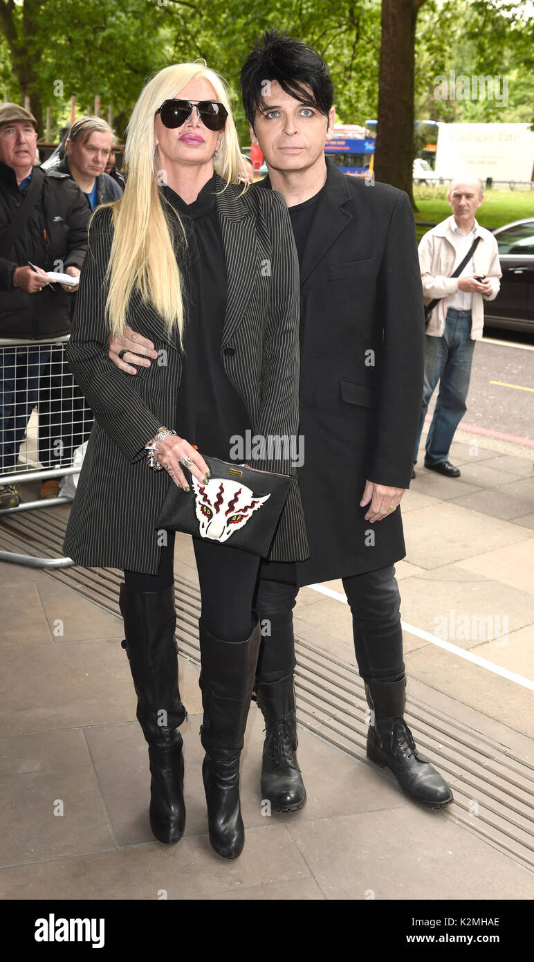 Gary Numan With His Wife Gemma High Resolution Stock ...