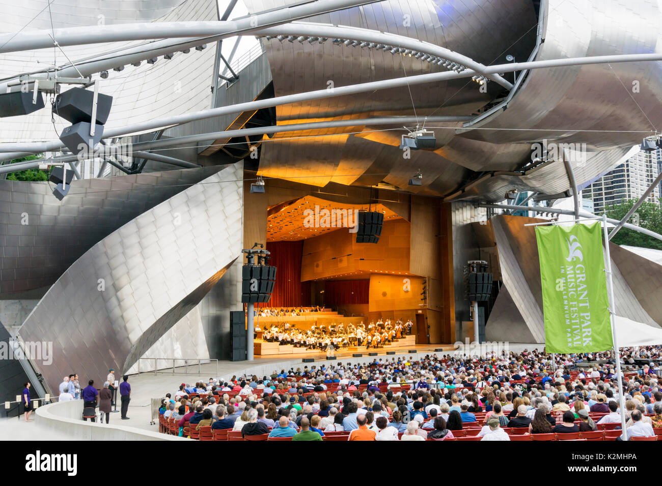 Grant Park Music Festival in Millennium Park at the Jay Pritzker