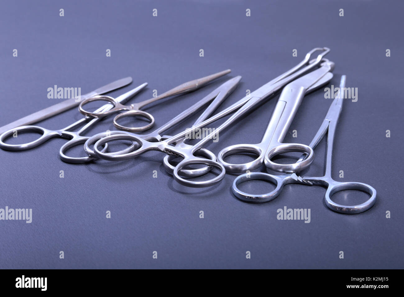 Medical and surgery instruments isolated on white background Stock ...