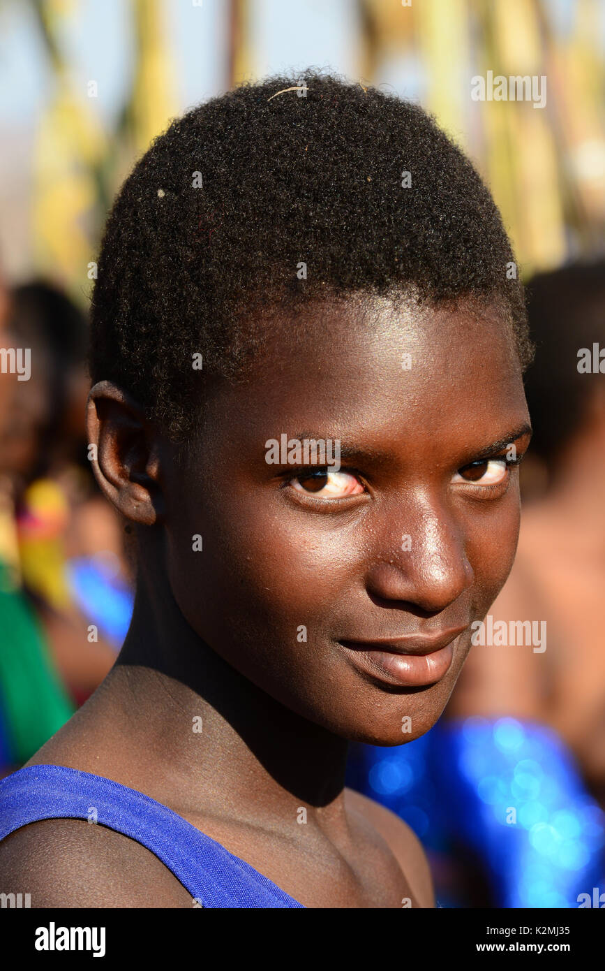 Swaziland Umhlanga Reed Dance Stock Photo Alamy
