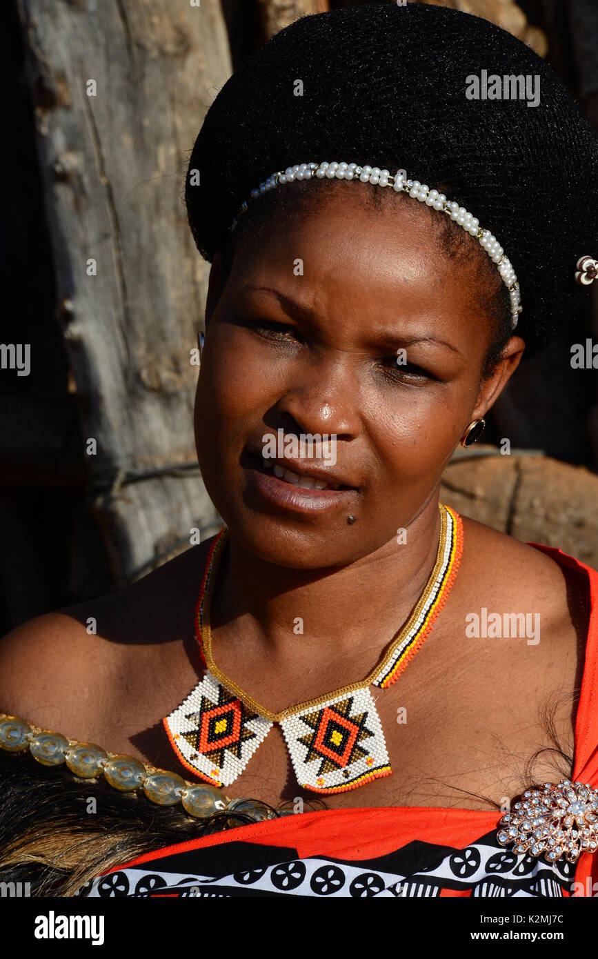 Swaziland Umhlanga Reed Dance Stock Photo Alamy