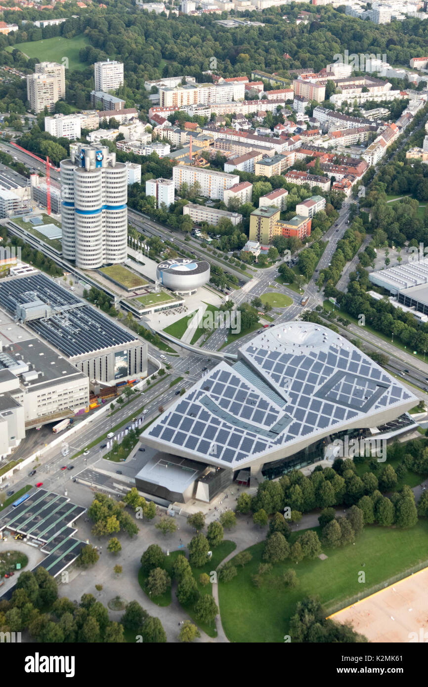 BMW World, Headquarters and Museum, Am Riesenfeld, Munich, Germany Stock Photo