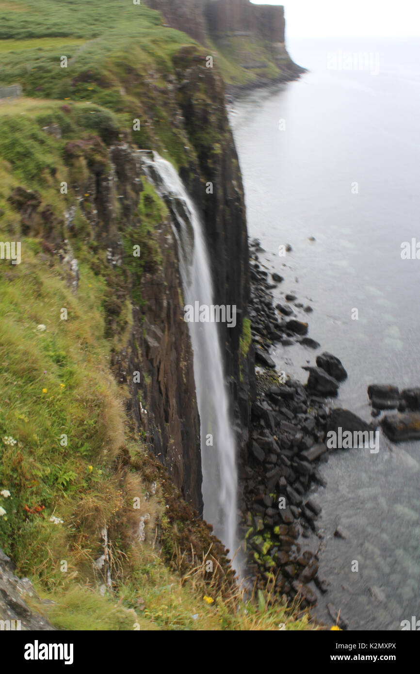 kilt rock on the isle of skye Stock Photo - Alamy