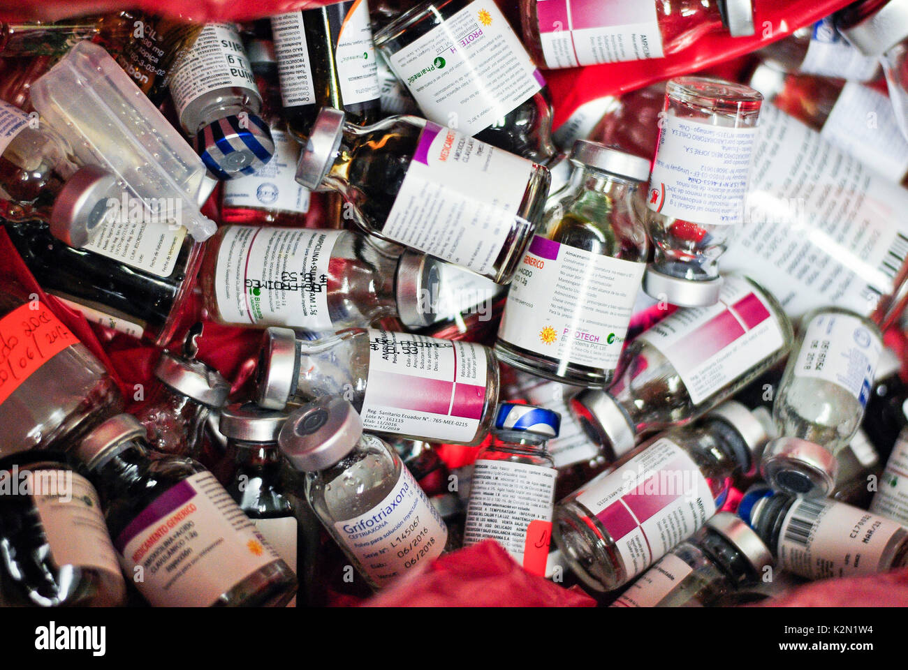 https://c8.alamy.com/comp/K2N1W4/empty-vials-of-medicines-pediatric-hospital-guayaquil-ecuador-K2N1W4.jpg