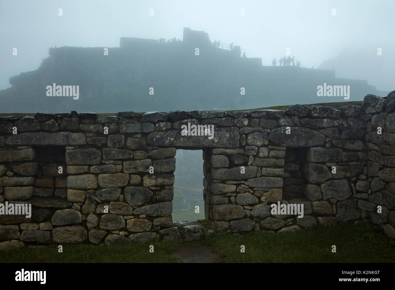 Machu picchu rock wall hi-res stock photography and images - Alamy