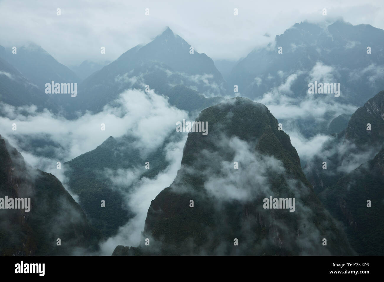 Misty Mountains By Machu Picchu Peru South America Stock Photo Alamy Misty Mountains By Machu Picchu Peru South America Stock Photo Alamy