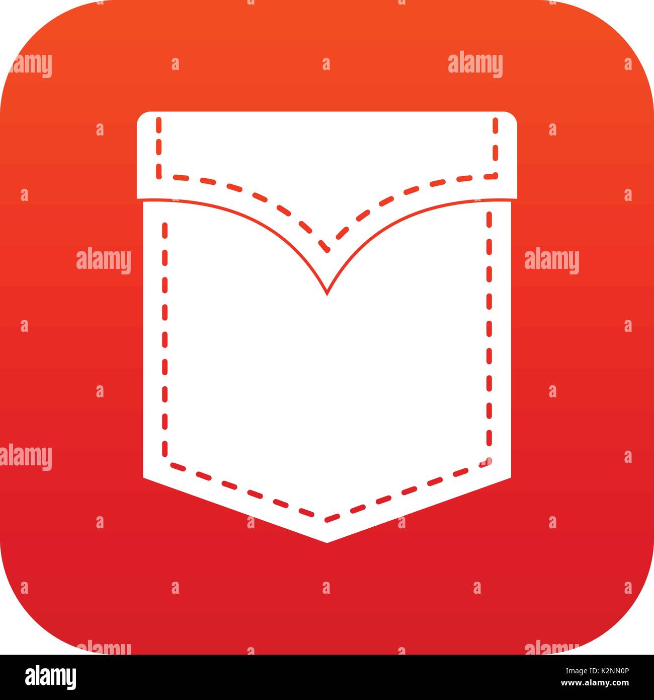 Black valve pocket icon digital red Stock Vector Image & Art - Alamy