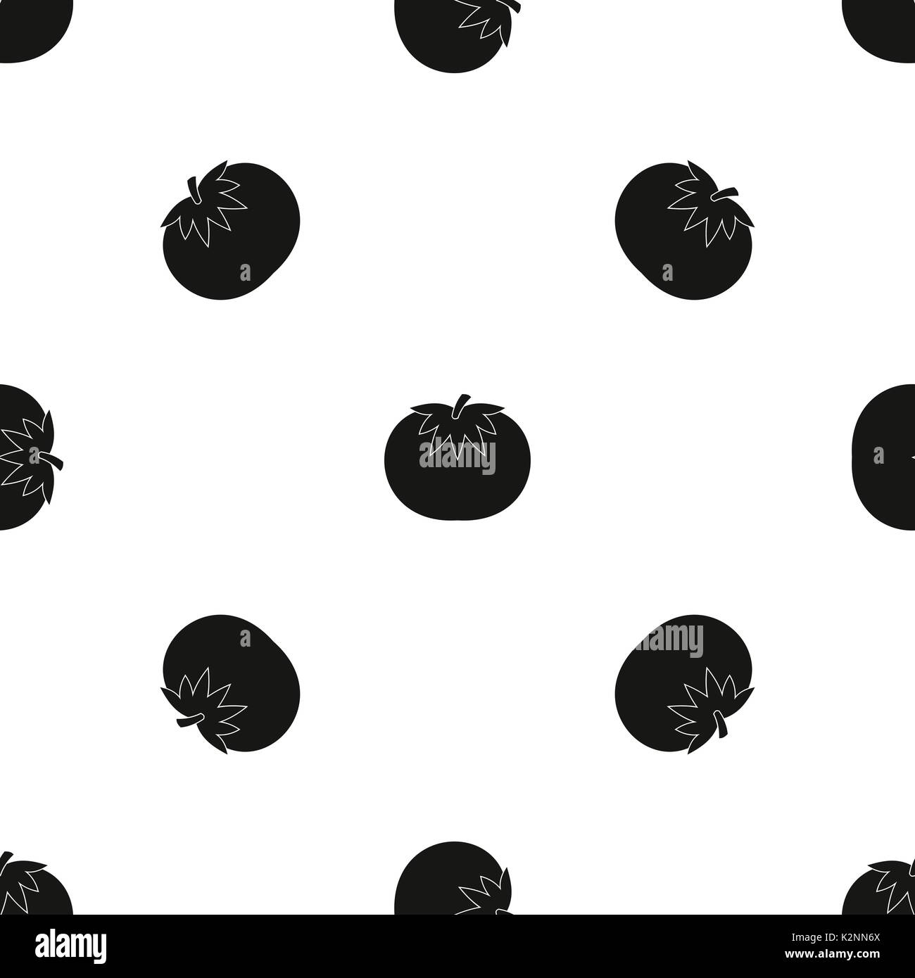 Tomato pattern seamless black Stock Vector Image & Art - Alamy
