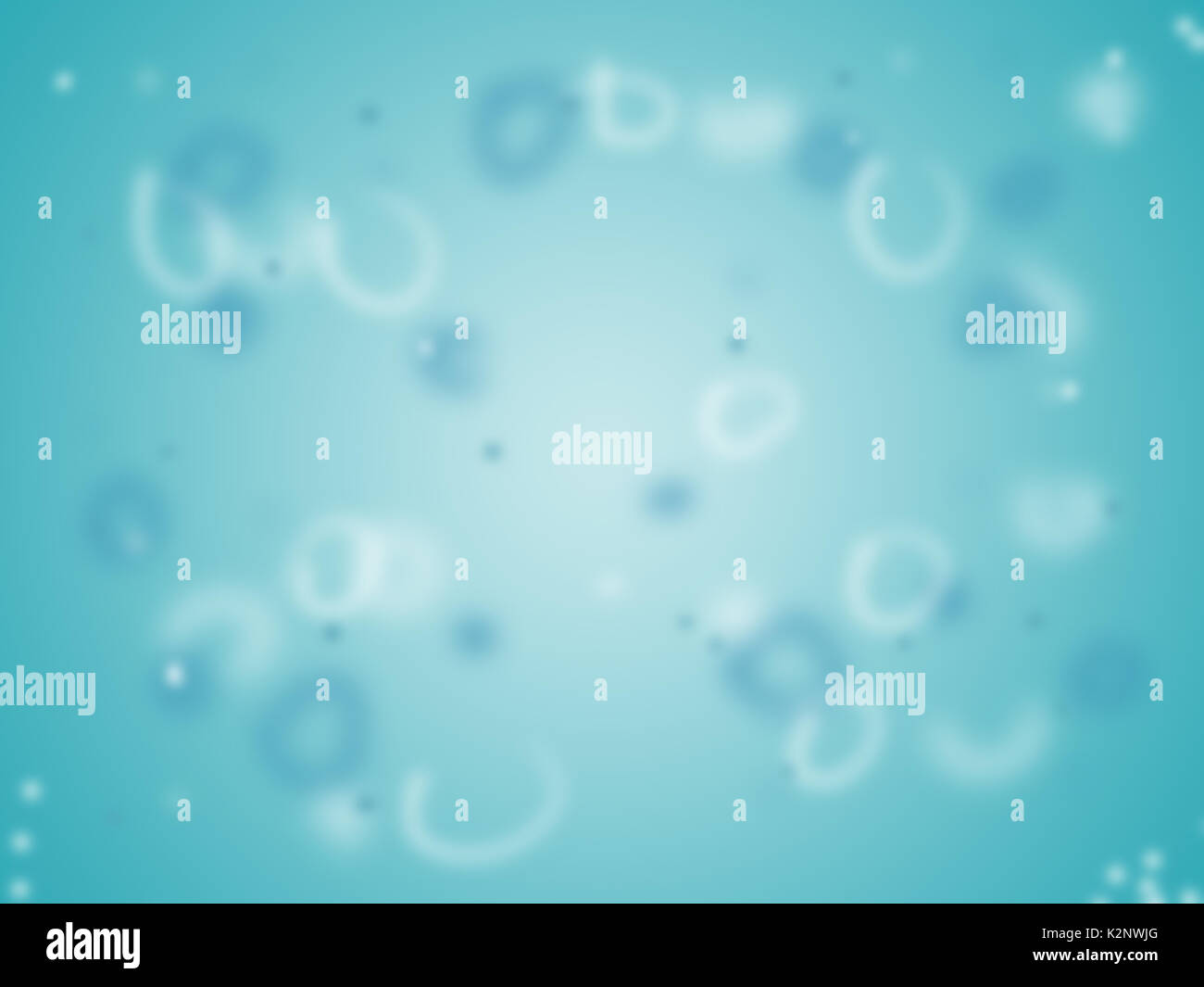Simple blue liquid mucous background with particles. Abstract medical illustration Stock Photo