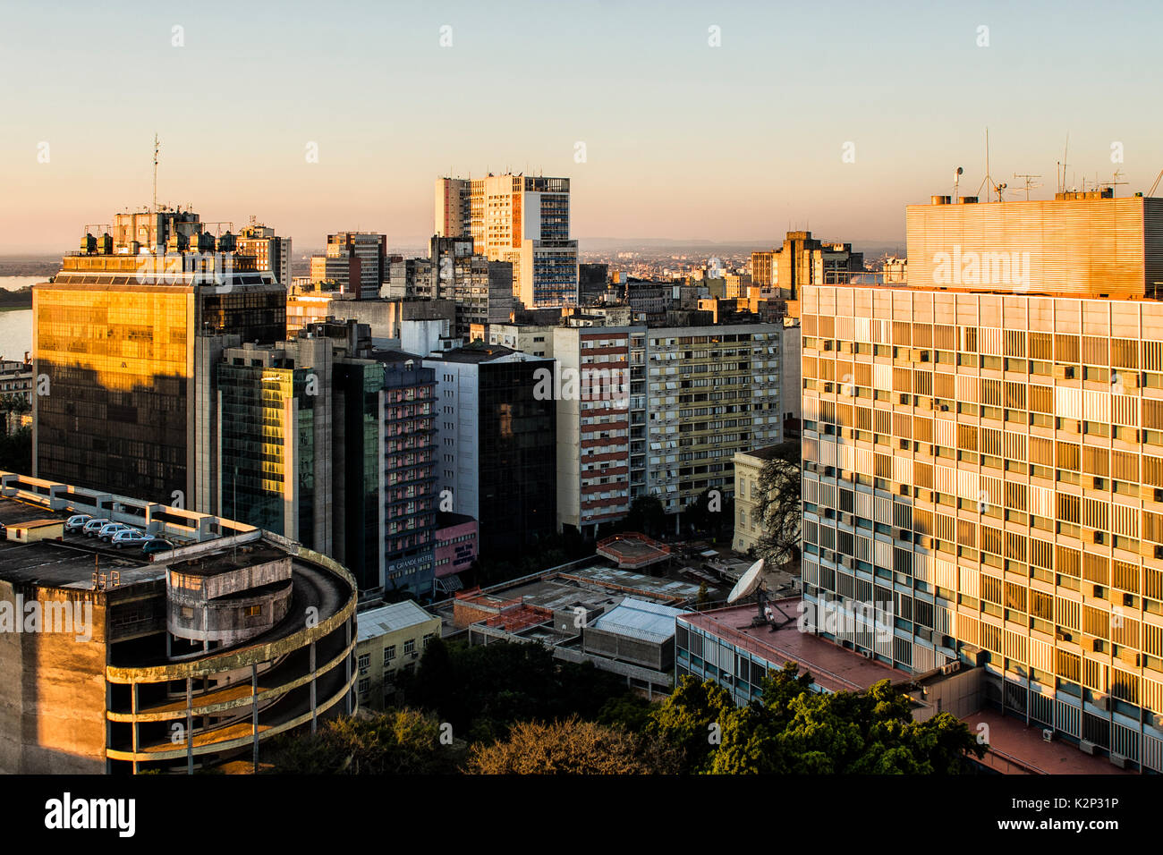 Downtown of Porto Alegre, capital of Rio Grande do Sul state. Porto Alegre,  Rio Grande do Sul, Brazil Stock Photo - Alamy