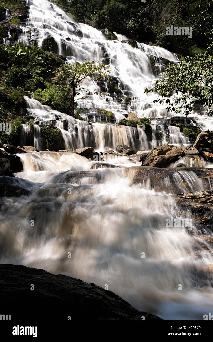 Mae Ya Waterfall in Chiang Mai, Thailand Stock Photo Alamy