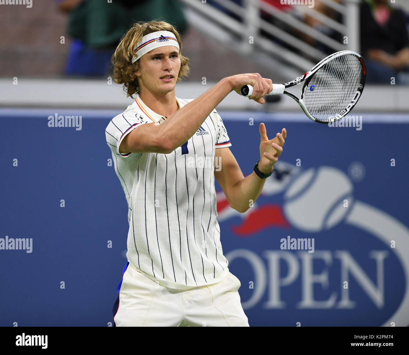 Alexander zverev at us open 2017 hi-res stock photography and images - Alamy