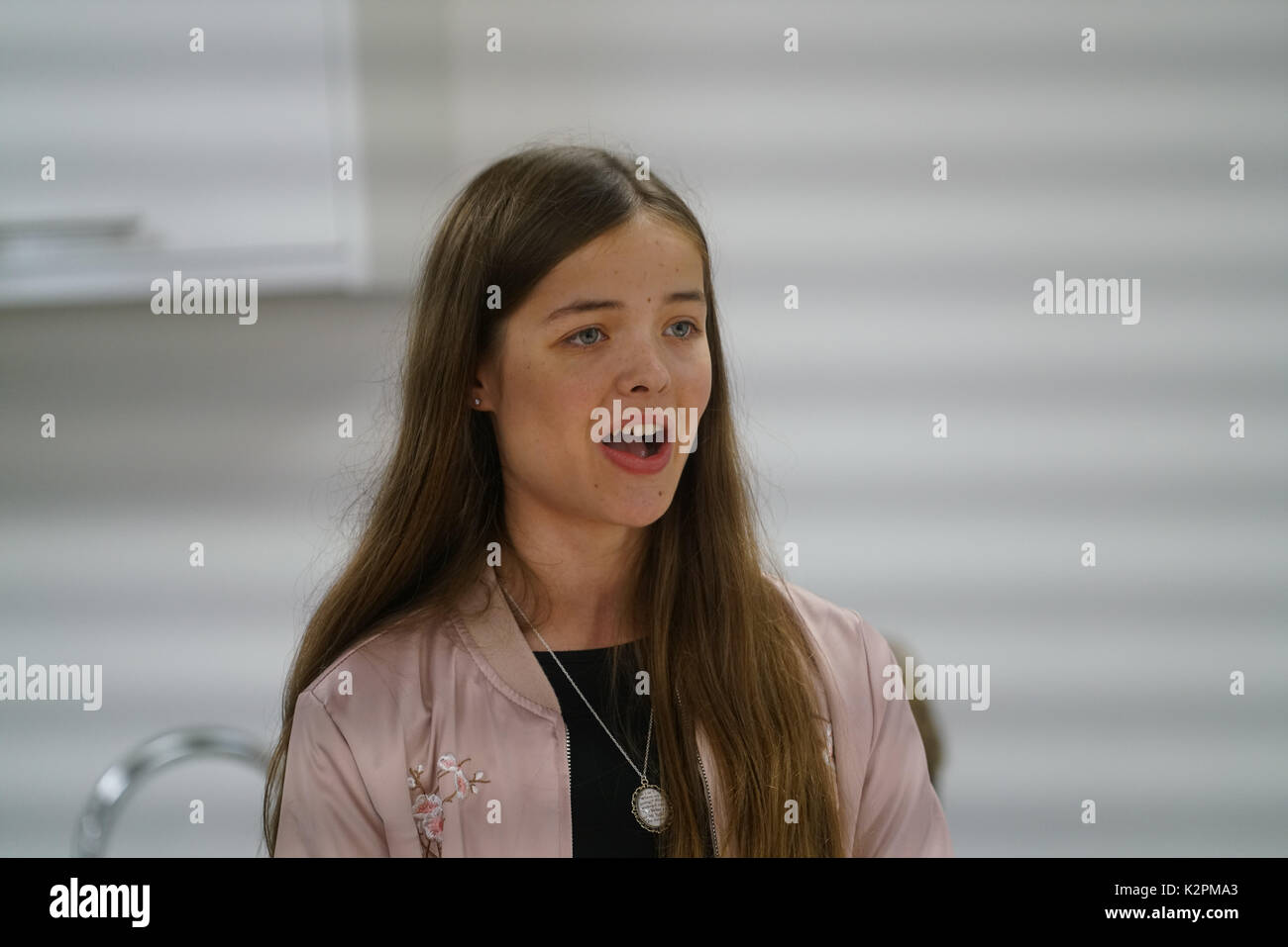 Shaftesbury Ave, London, England, UK. 31st Aug, 2017. London's top young buskers will take part in a boot camp with music industry experts, preparing for Mayor's Gigs competition at the Umbrella Rooms music studios before going head-to-head at the Gigs Grand Final over the weekend. Credit: See Li/Alamy Live News Stock Photo