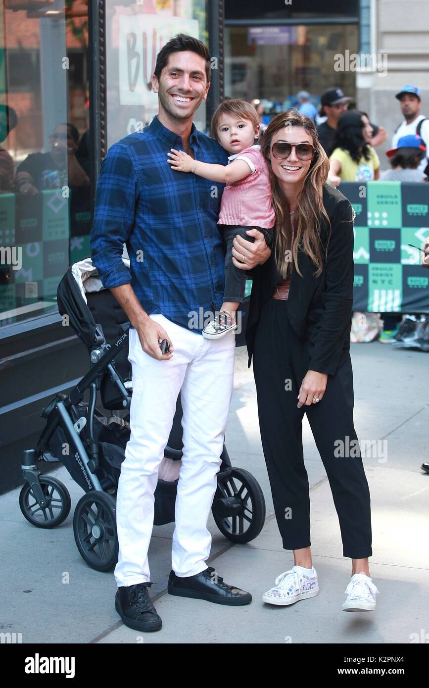 New York, NY, USA. 31st Aug, 2017. Nev Schulman and Laura Perlongo at AOL BUILD on August 31, 2017 in New York City. Credit: Diego Corredor/Media Punch/Alamy Live News Stock Photo