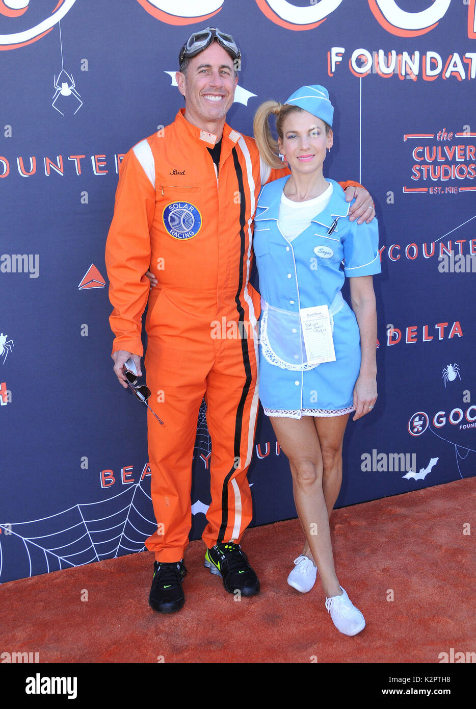 Culver City, CA, USA. 22nd Oct, 2017. Jerry Seinfeld, Jessica Seinfeld