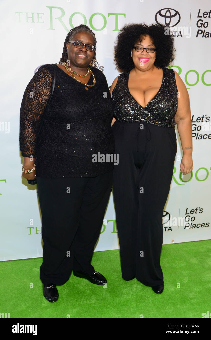 New York, NY, USA. 9th Nov, 2017. Genetta Adams and Monique Judge attend The Root 100 Gala to honor the most influential African Americans of the past year at Guastavino's in New York City on Thursday, November 9, 2017. Credit: Raymond Hagans/Media Punch/Alamy Live News Stock Photo